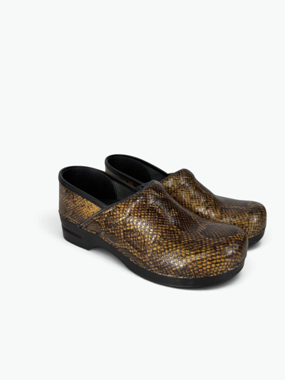 Dansko Snakeprint Clog Size 42 Brown